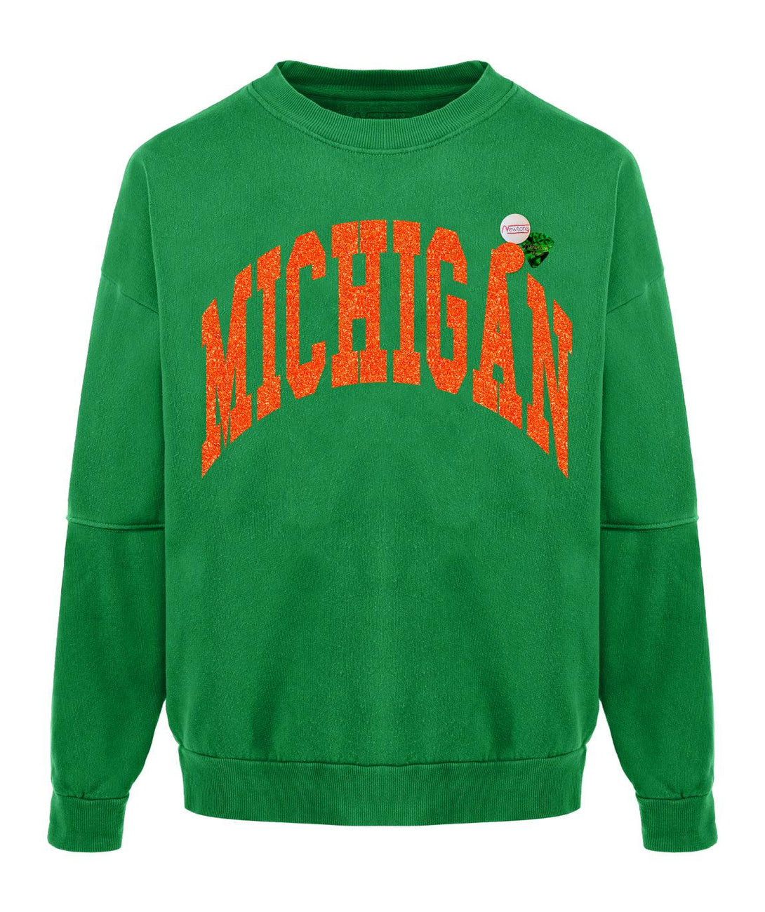 Sweatshirt roller grass michigan "STATE" - Newtone