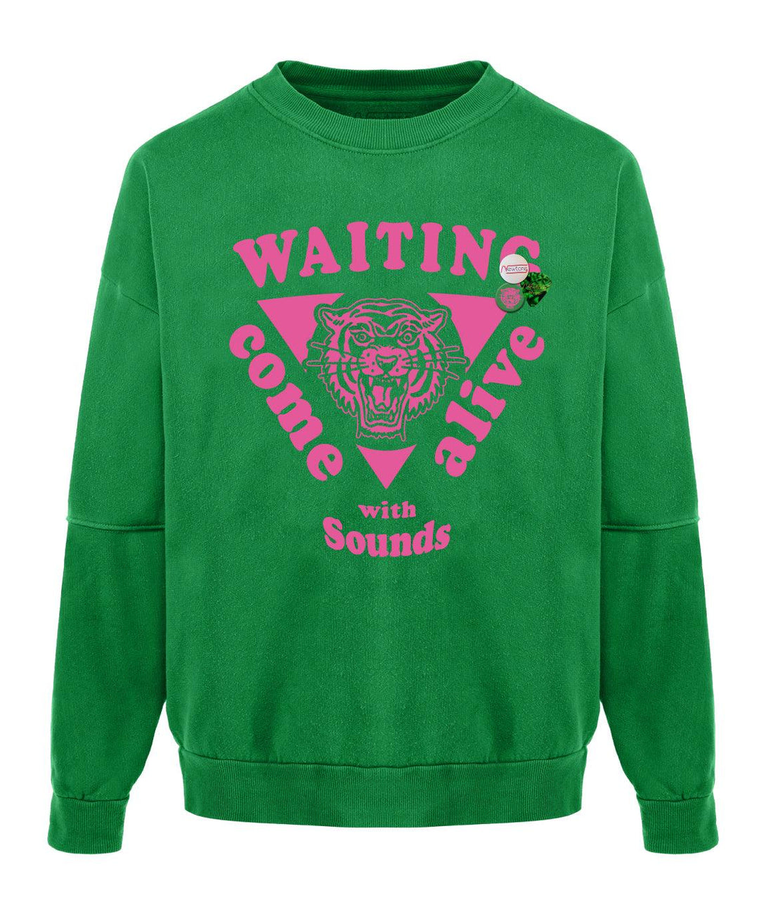 Sweatshirt roller grass "WAITING" - Newtone