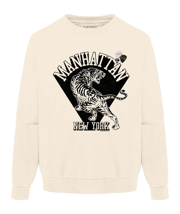 Sweatshirt roller natural "MANHATTAN FW23" - Newtone