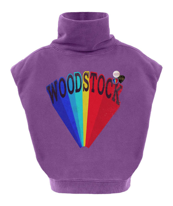 Sweatshirt sharper purple "WOODSTOCK FW23" - Newtone
