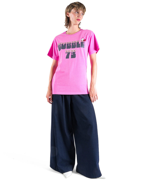 Tee shirt trucker fuschia "BUBBLE"