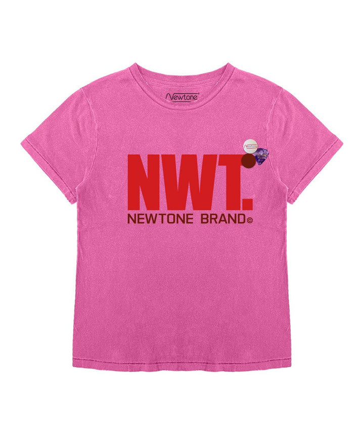 Tee shirt starlight fuschia "BRAND FW23" - Newtone
