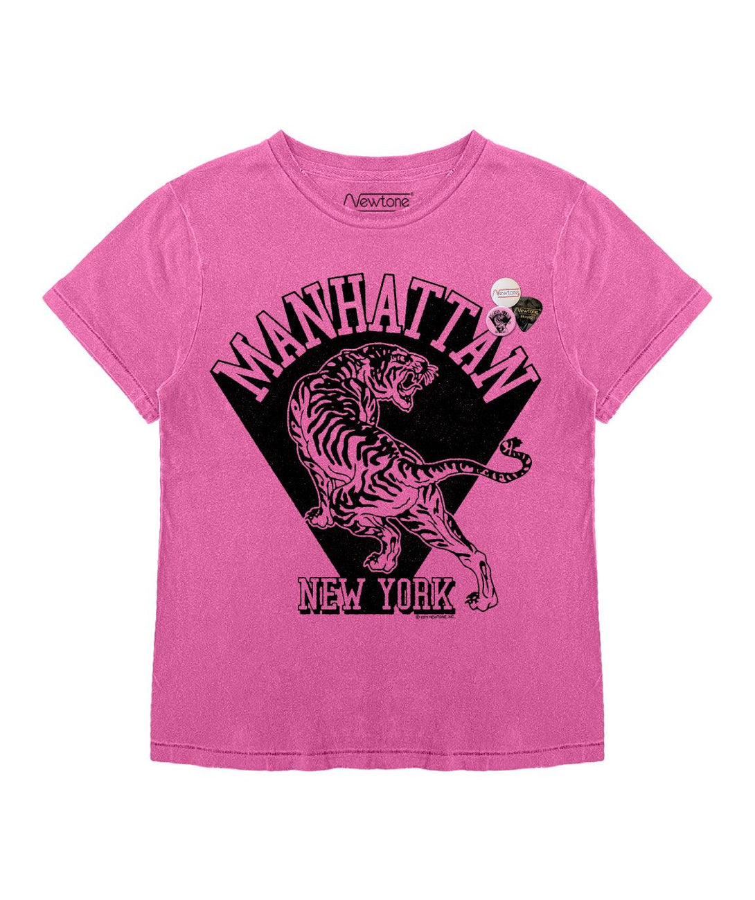 Tee shirt starlight fuschia "MANHATTAN FW23" - Newtone