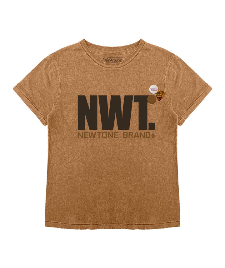 Tee shirt starlight havane "BRAND FW23" - Newtone