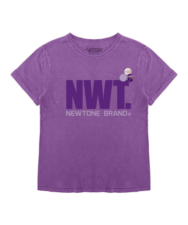 Tee shirt starlight purple "BRAND FW23" - Newtone