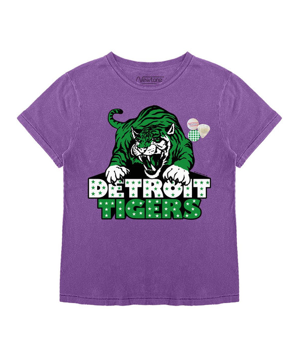 Tee shirt starlight purple "TIGERS" - Newtone