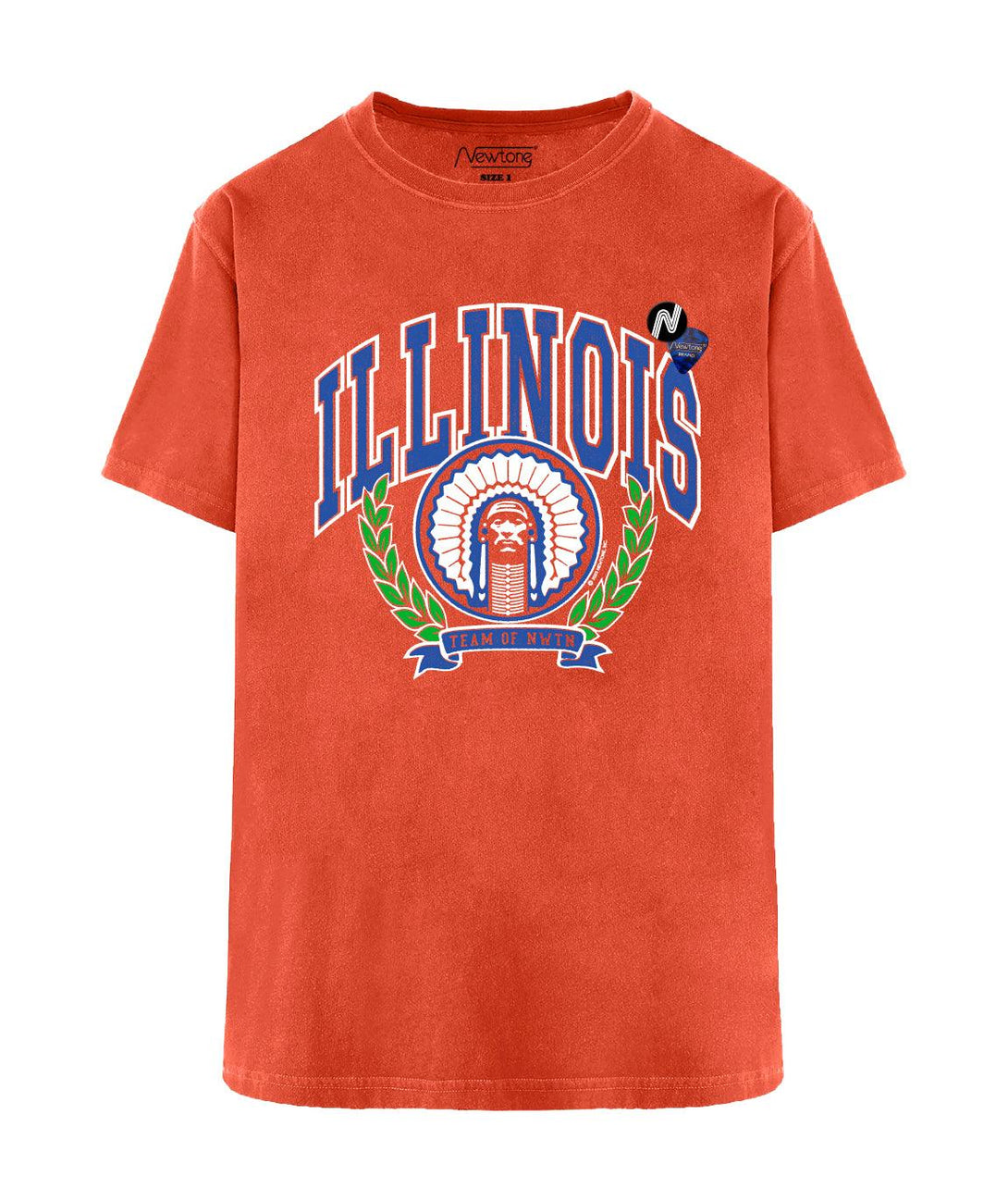 Tee shirt trucker blood "ILLINOIS SS24" - Newtone