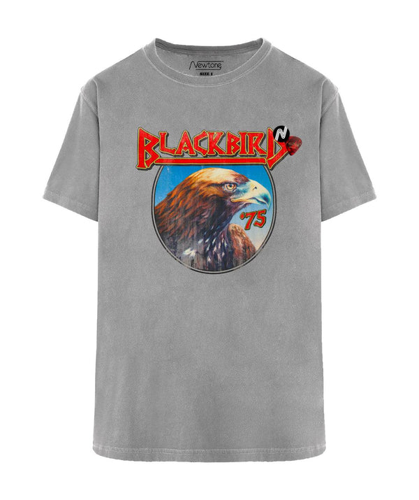 Tee shirt trucker grey "BLACKBIRD SS24" - Newtone