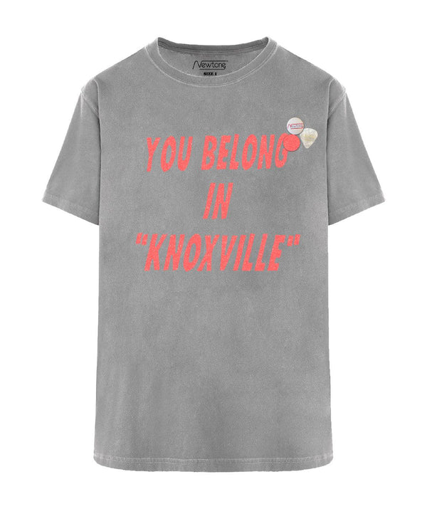 Tee shirt trucker grey "KNOXVILLE" - Newtone