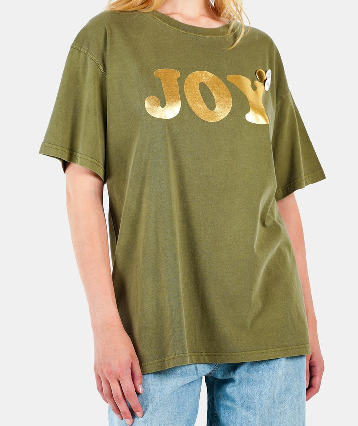 Tee shirt trucker kaki "JOY SS24" - Newtone