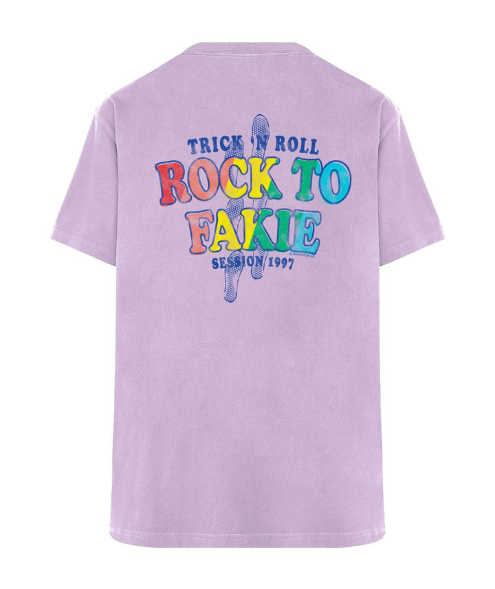 Tee shirt trucker lilac "FAKIE SS24" - Newtone