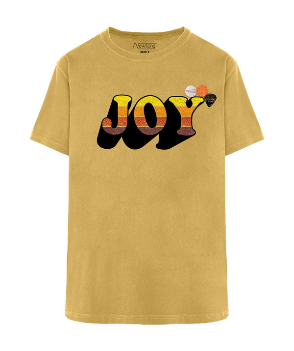 Tee shirt trucker mustard "JOY FW23" - Newtone