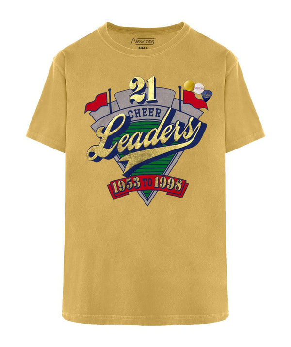 Tee shirt trucker mustard "LEADERS" - Newtone