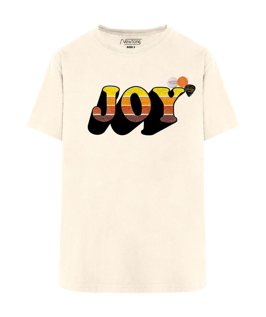 Tee shirt trucker natural "JOY FW23" - Newtone