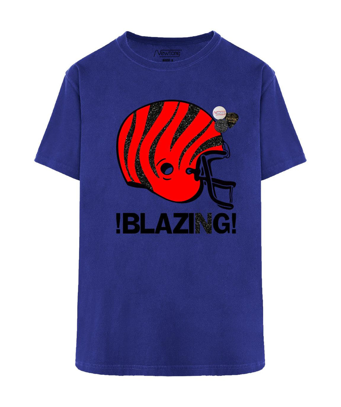 Tee shirt trucker ROYAL "BLAZING" - Newtone