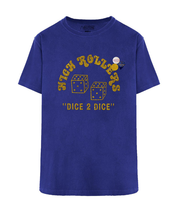 Tee shirt trucker royal "DICE" - Newtone