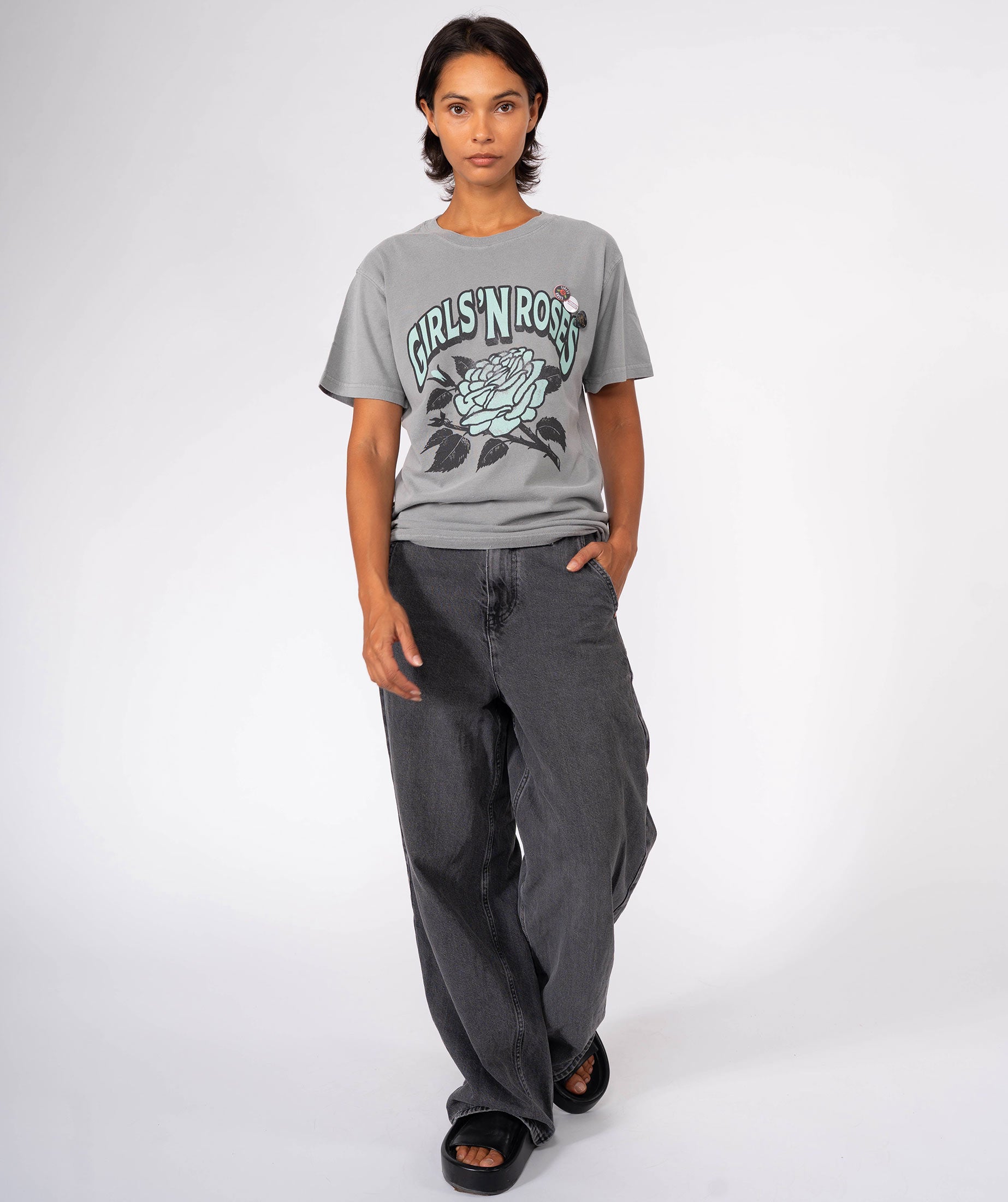 Tee shirt trucker grey "AXL"