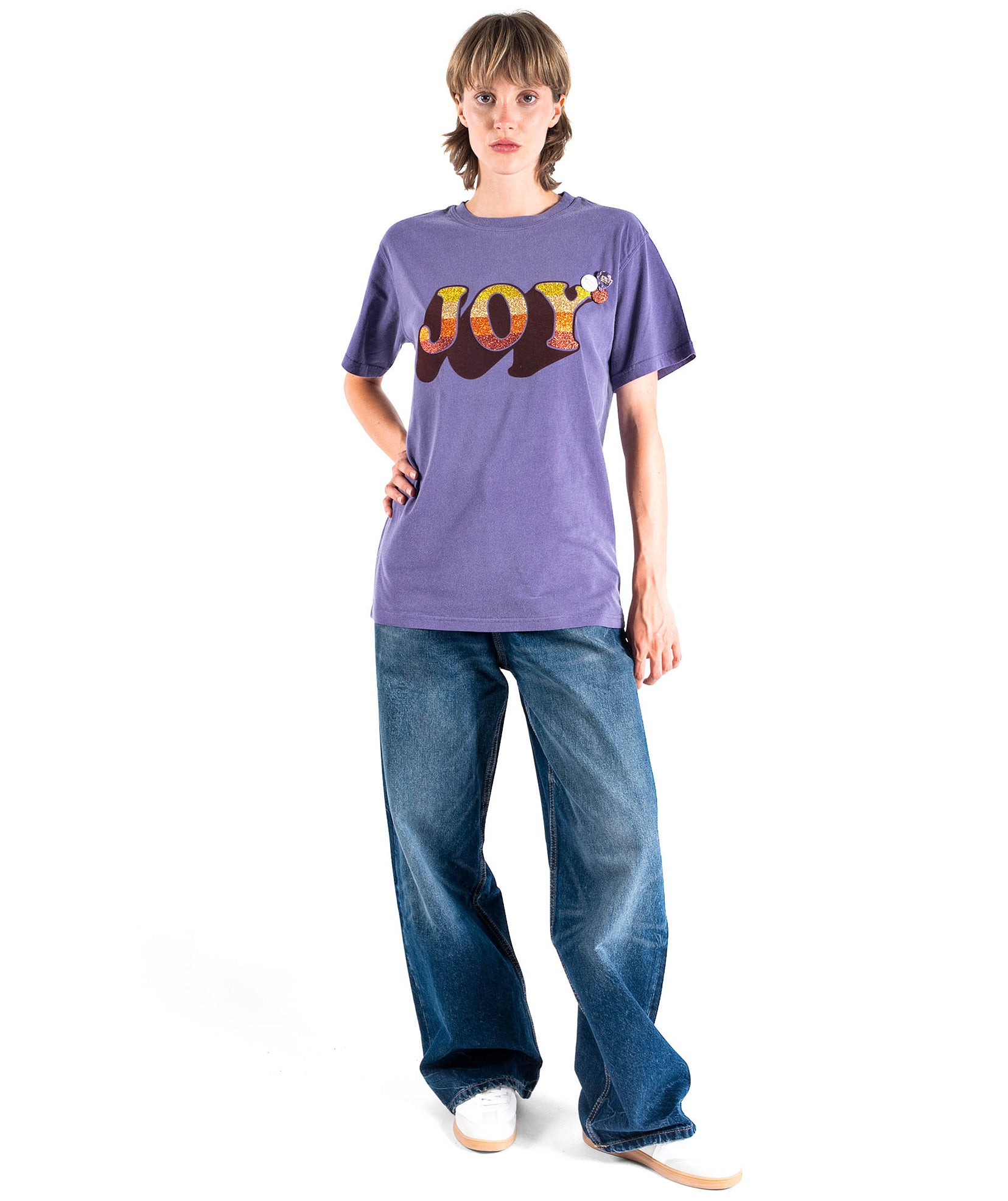T-shirt trucker grape &quot;JOY FW24&quot;