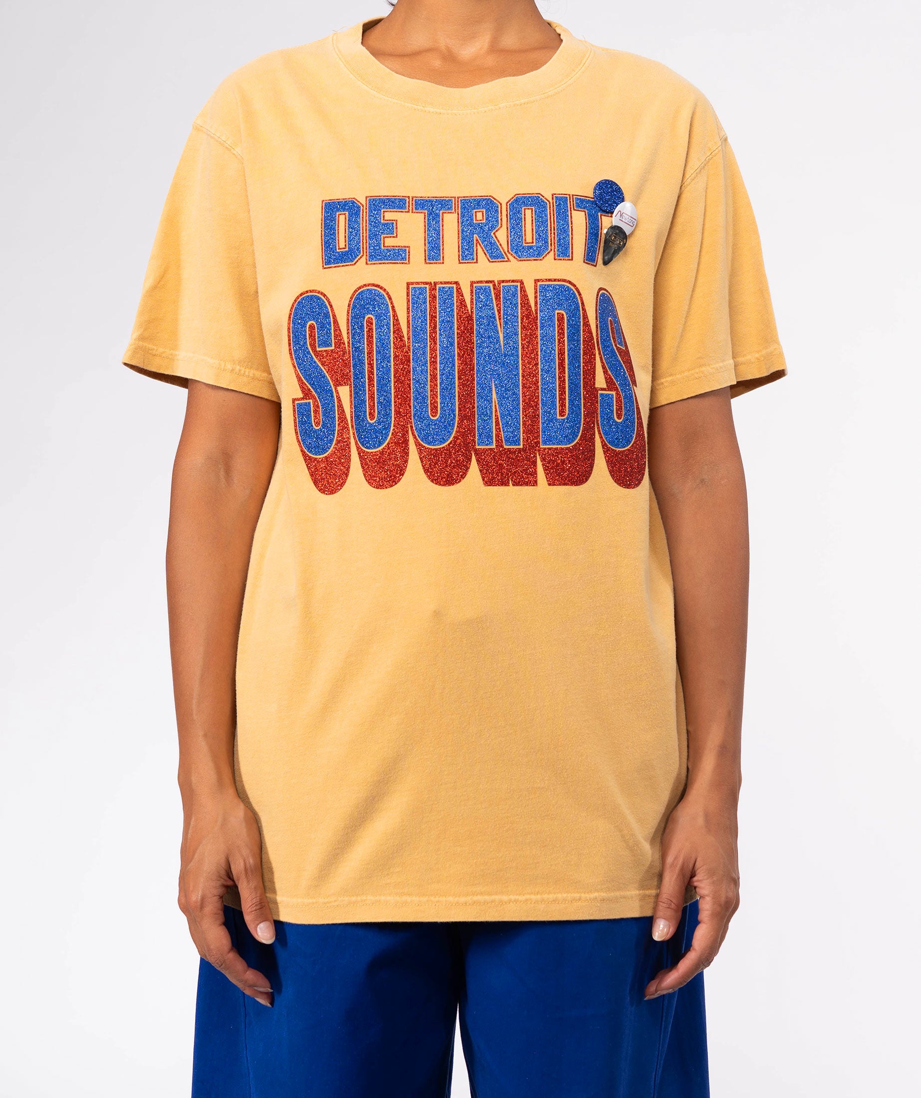 Tee shirt trucker mustard "SONG"