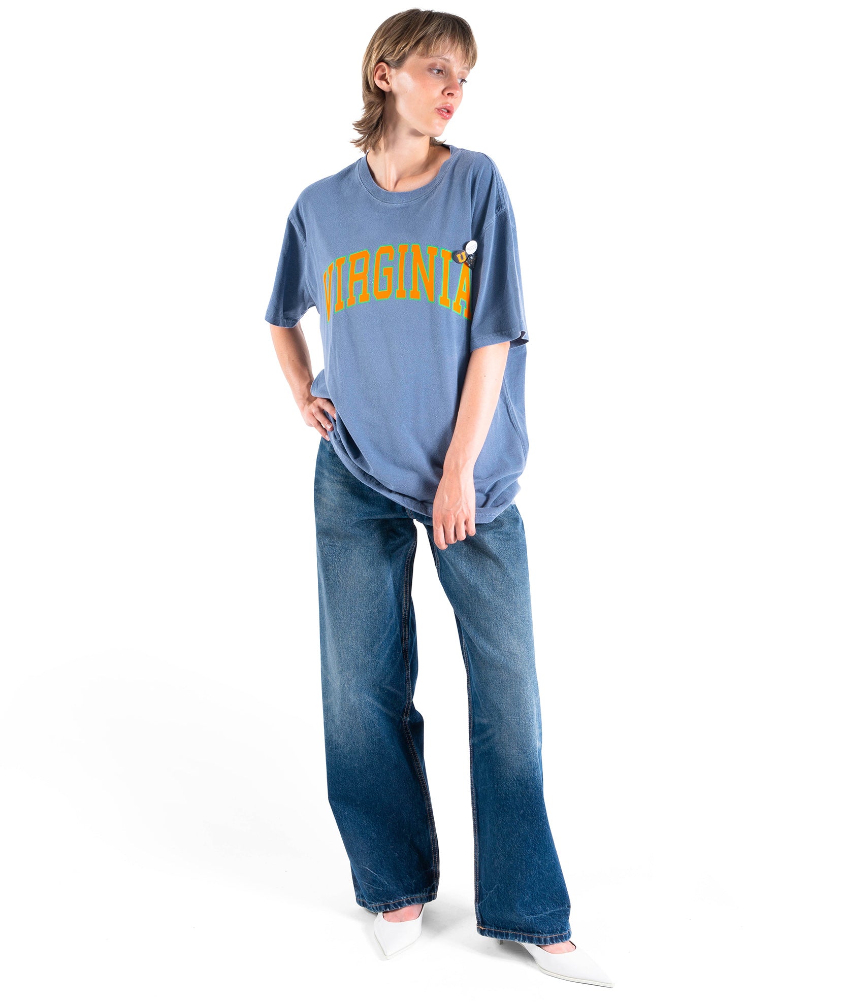 Tee shirt trucker denim "VIRGINIA"