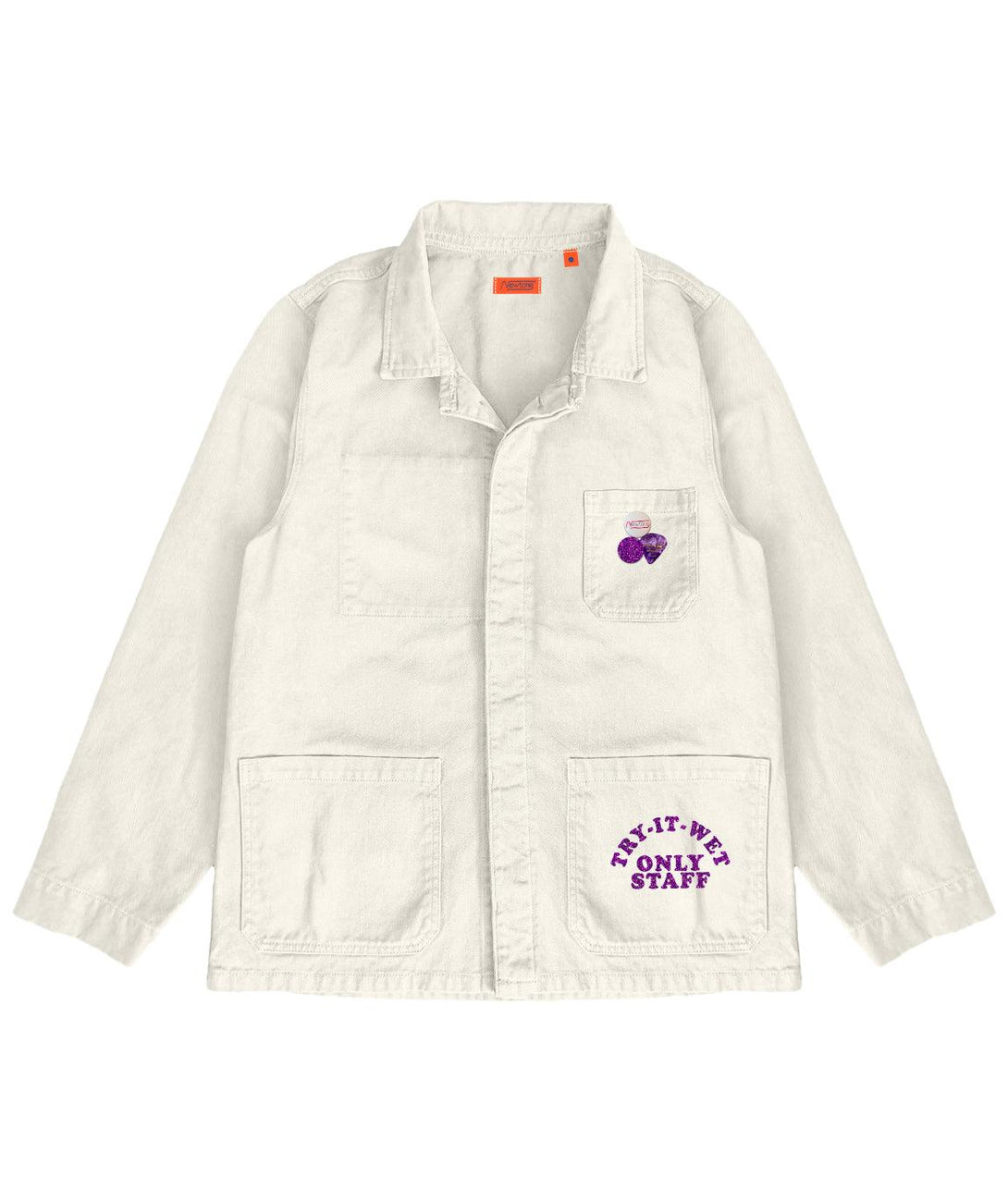 Jacket sanfor dirty white "STAFF" - Newtone