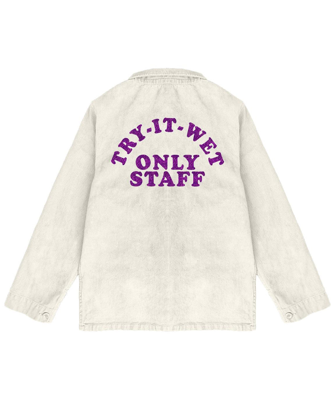 Jacket sanfor dirty white "STAFF" - Newtone