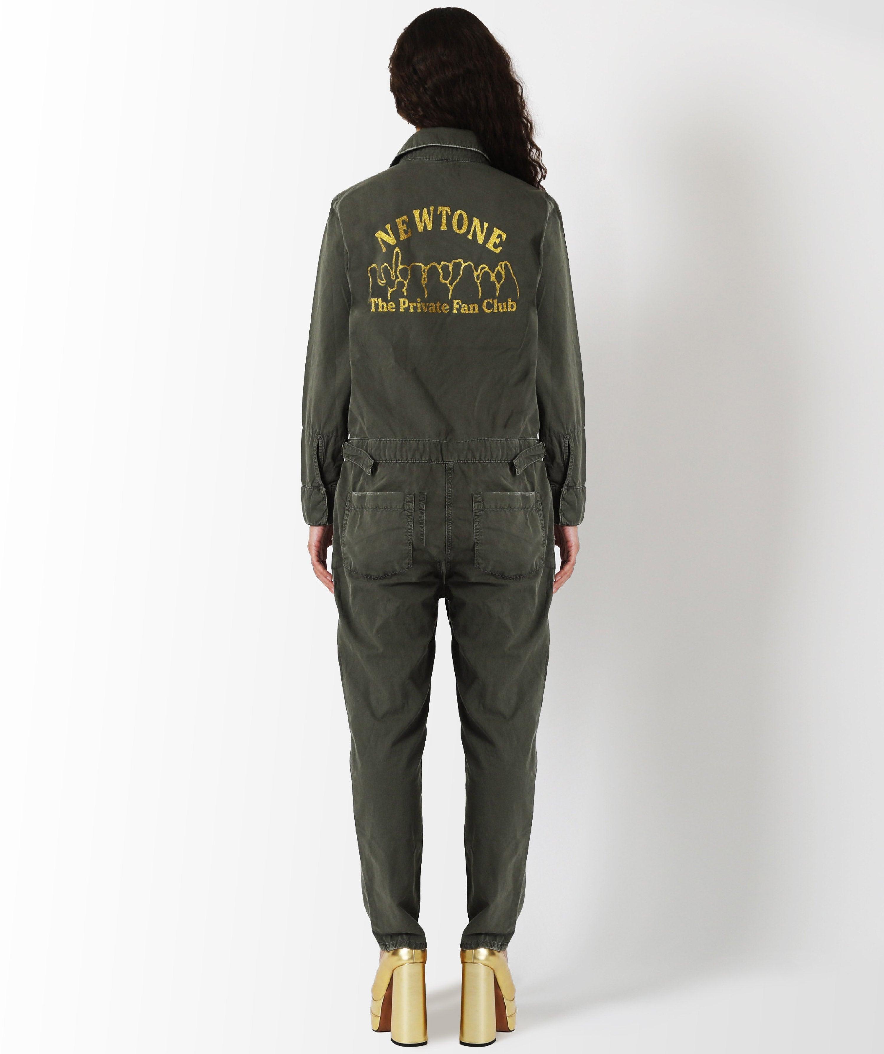 PEOPLE khaki matter jumpsuit Newtone