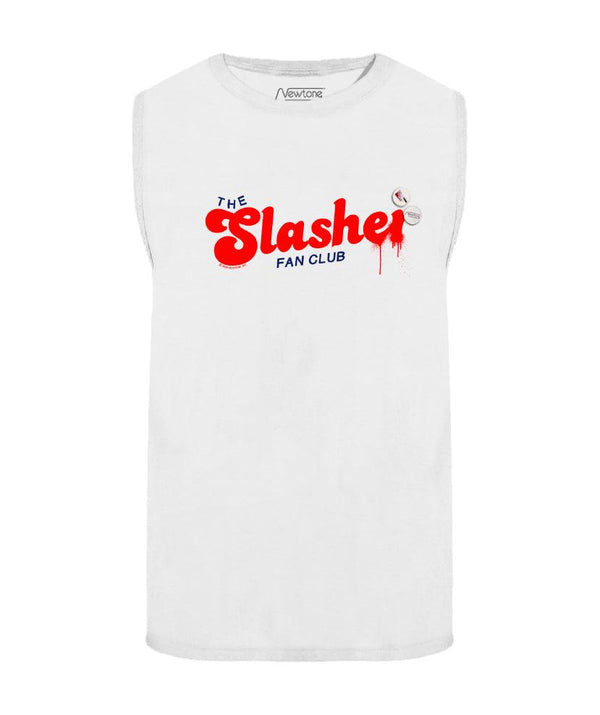 Tee shirt biker off white "SLASHER" - Newtone