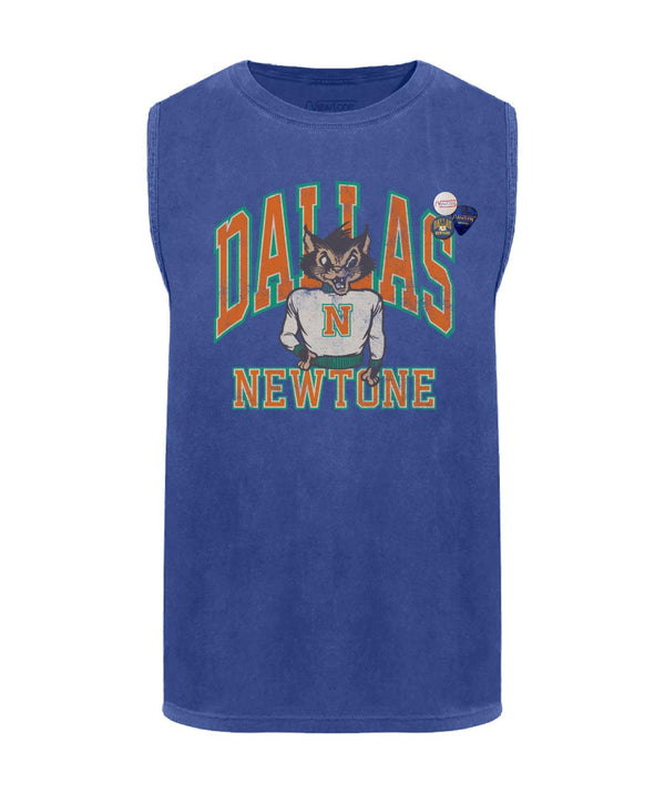 Tee shirt biker flo blue "DALLAS" - Newtone