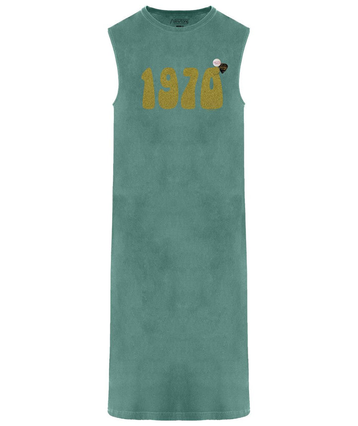 Dress daytona light green "1970 SS22" - Newtone