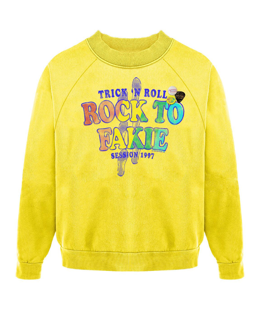 Sweatshirt finger lemon "FAKIE" - Newtone