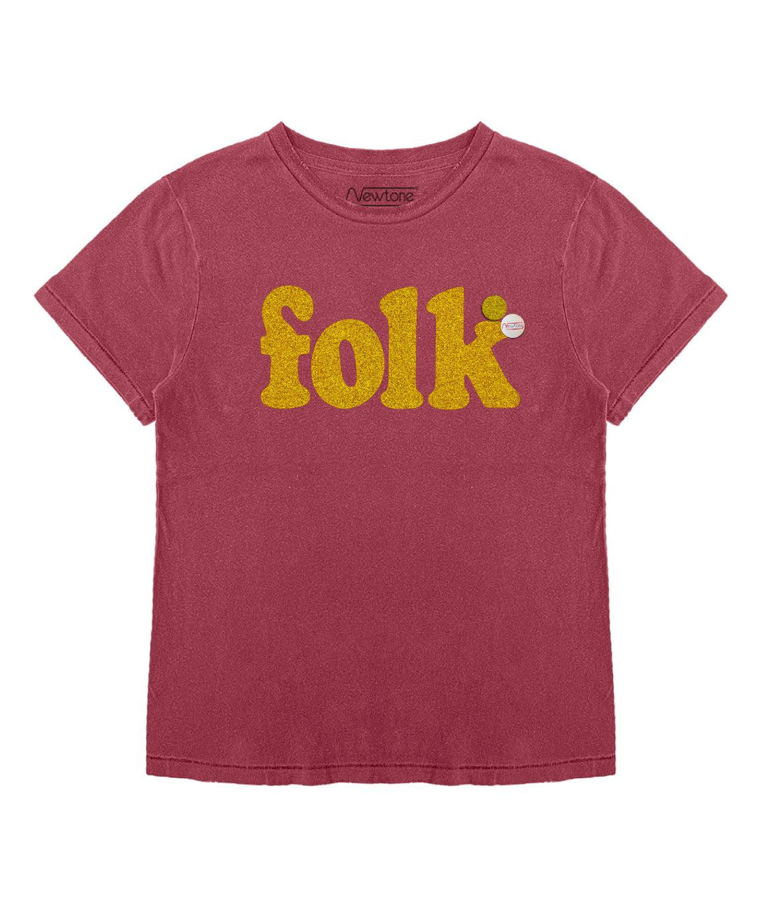 Tee shirt starlight cherry "FOLK" - Newtone