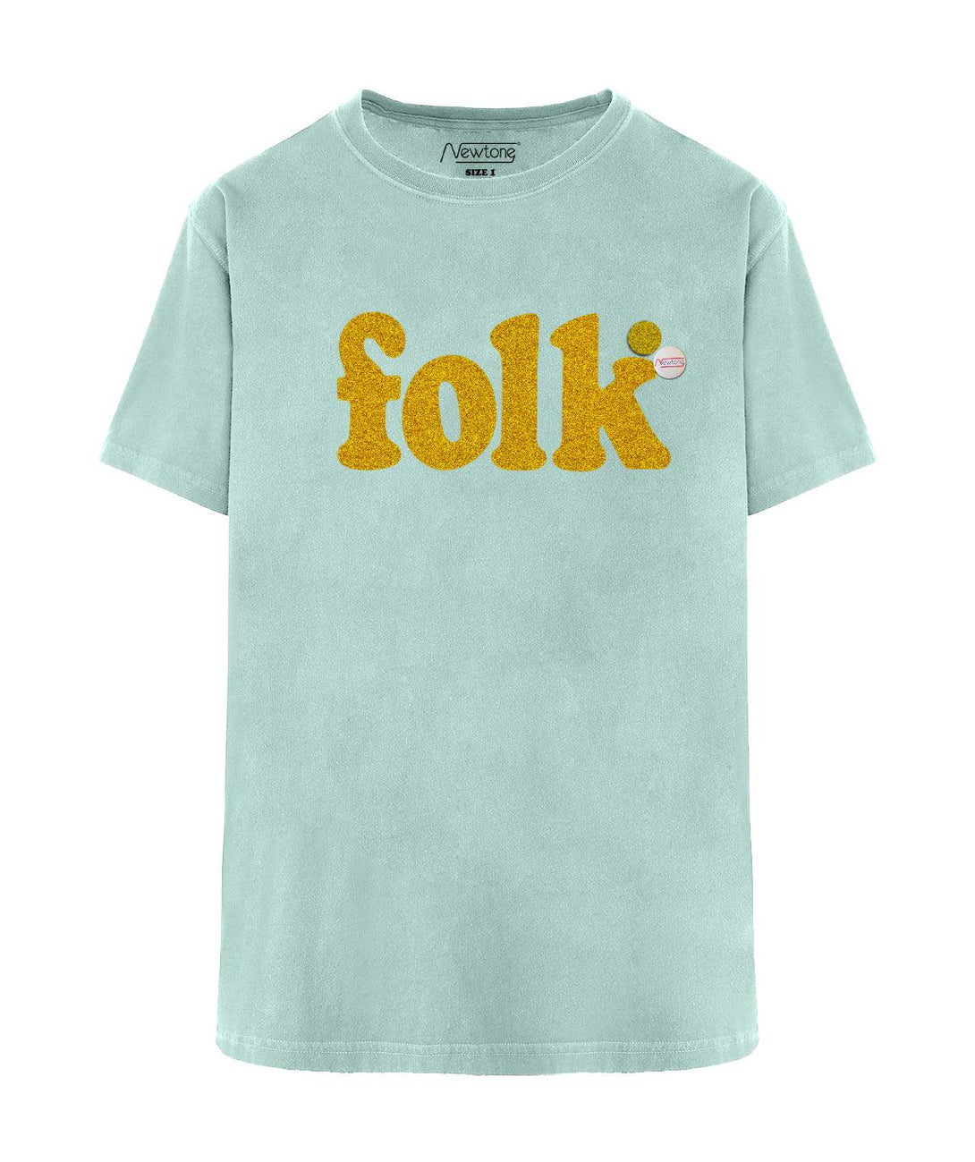 Tee shirt trucker glass "FOLK" - Newtone