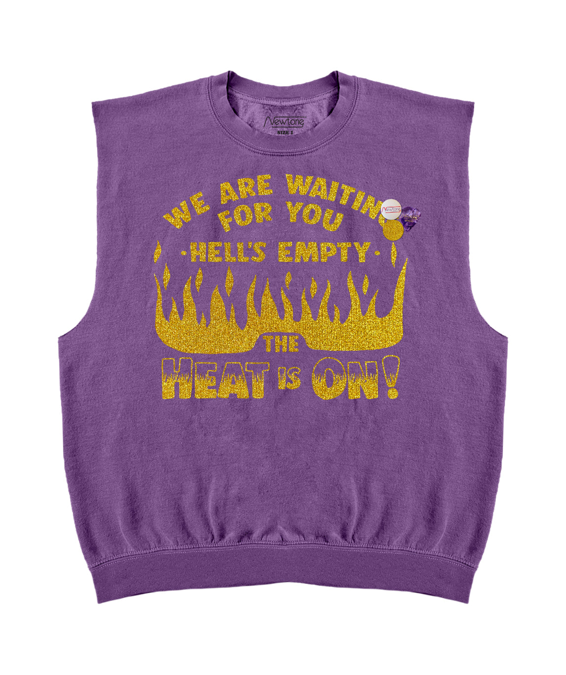 Sweatshirt bolster purple "HEAT"