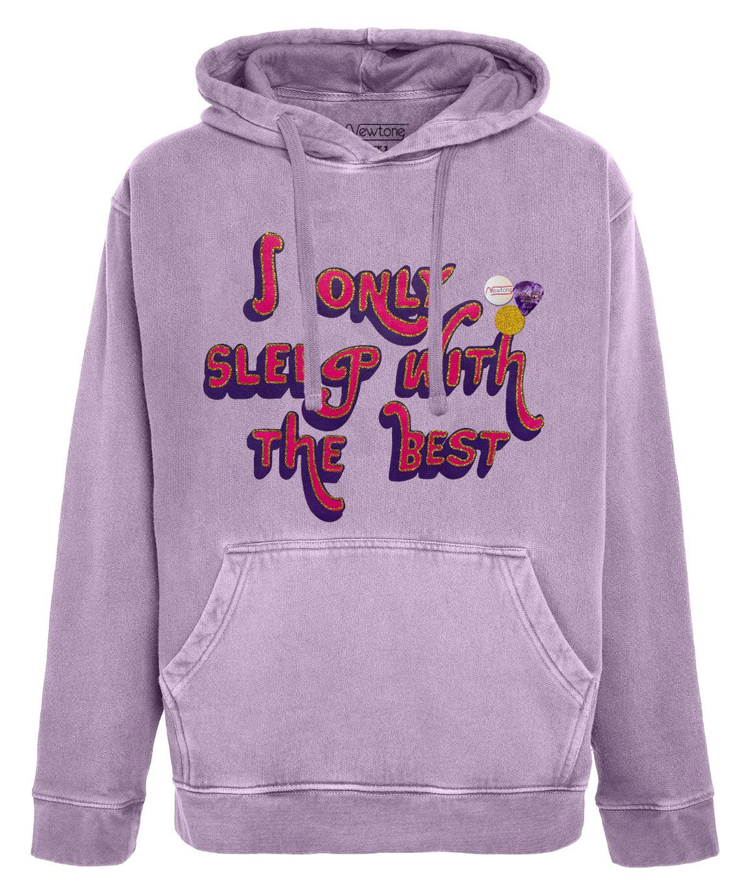 Hoodie jagger lilac "SLEEP" - Newtone