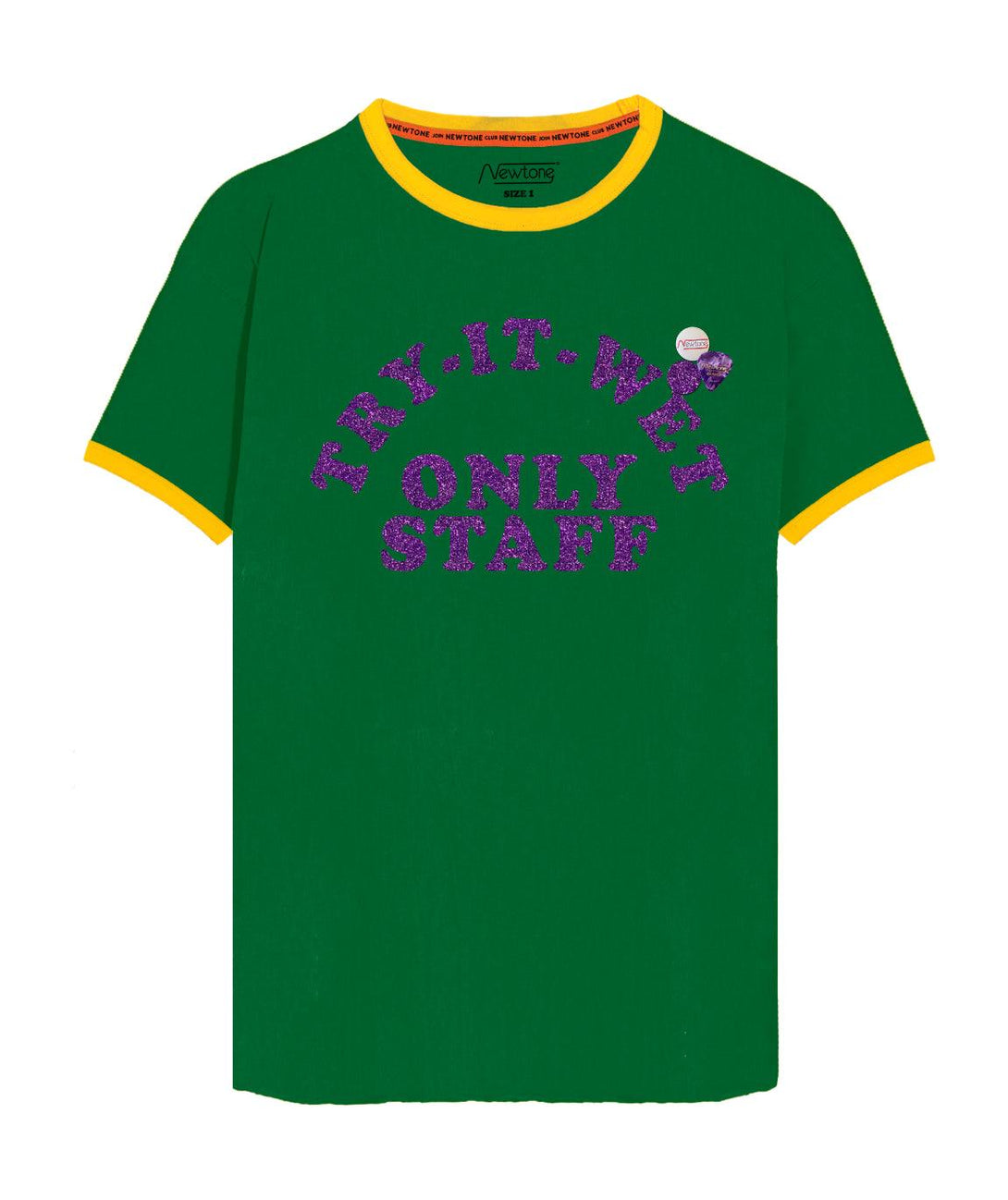 Tee shirt ringer eden "STAFF" - Newtone