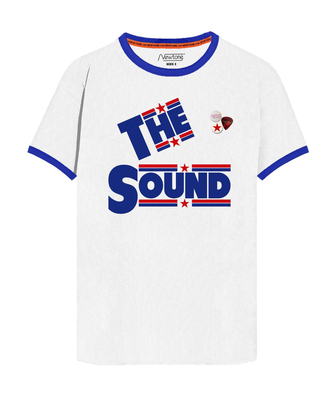 Tee shirt ringer dirty white "SOUND" - Newtone