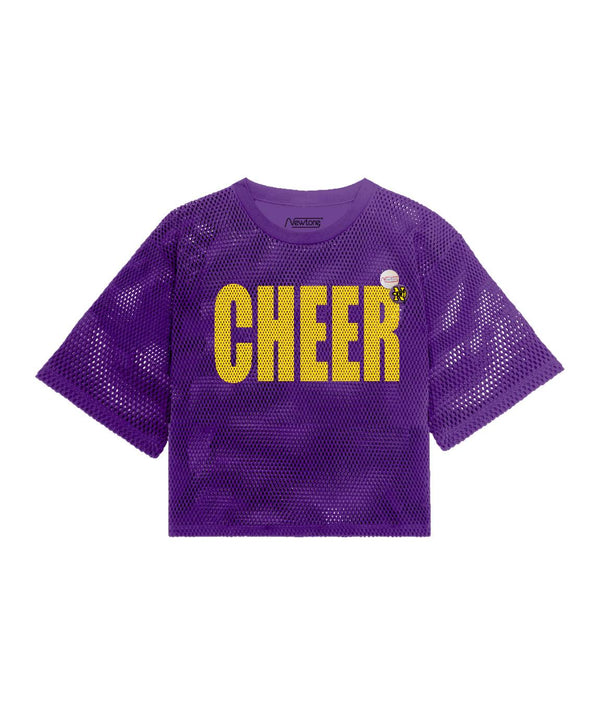Tee shirt hover purple"CHEER" - Newtone