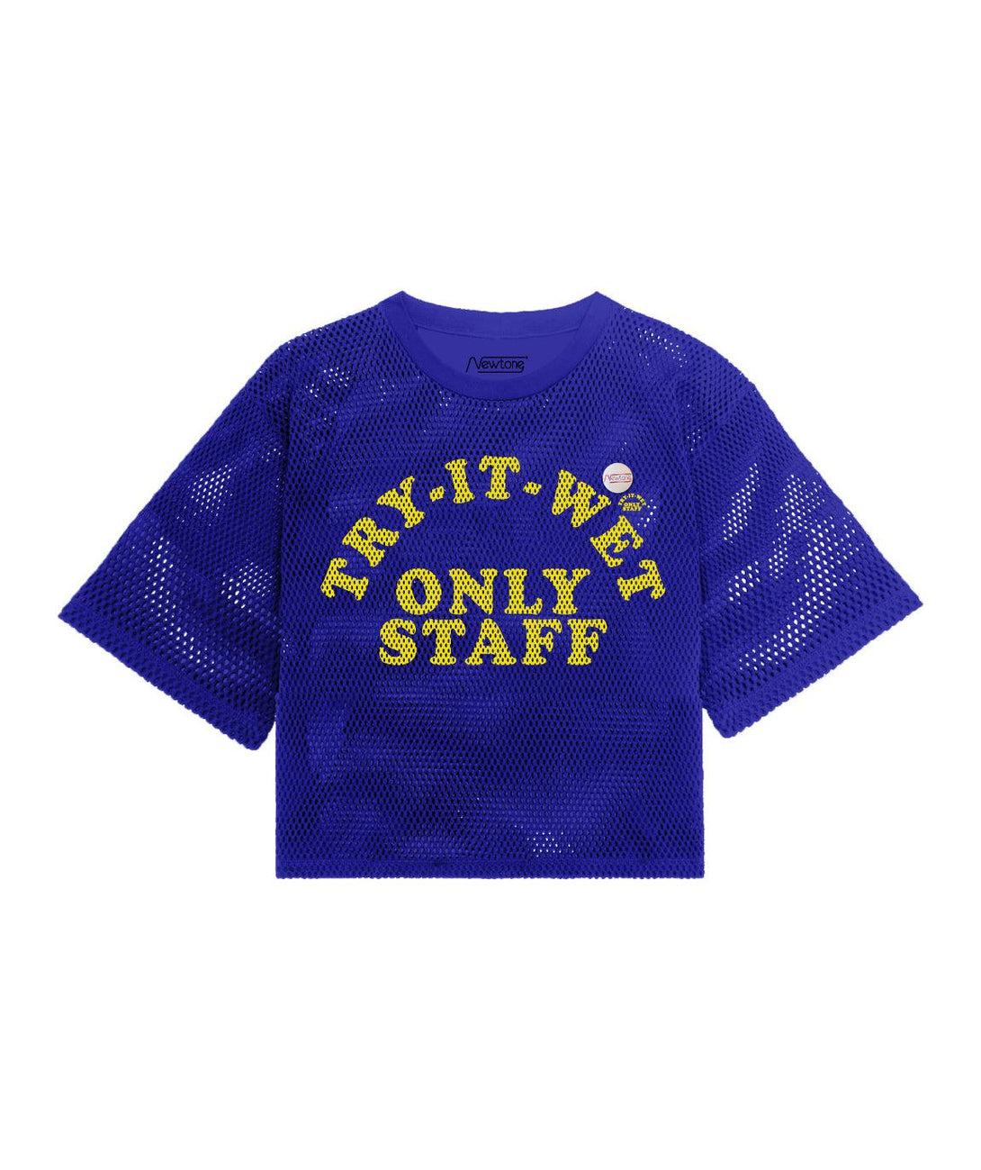 Tee shirt hover indigo "STAFF" - Newtone