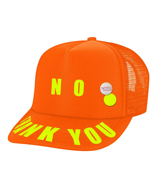 Cap toper neon orange "NO" - Newtone