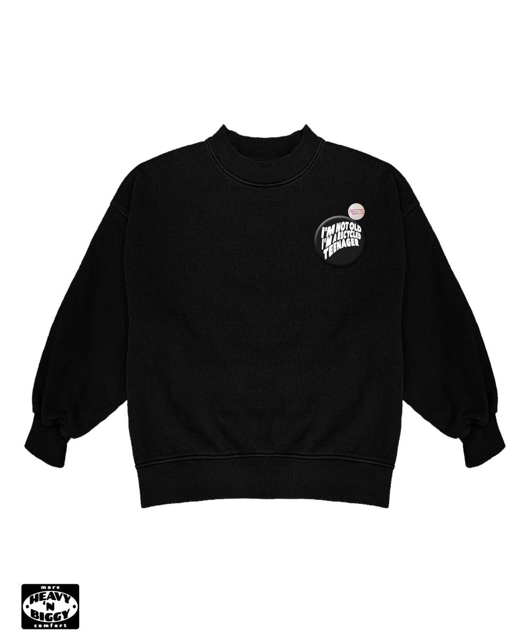 Sweatshirt heavy'n biggy glover night "RECYCLED" - Newtone