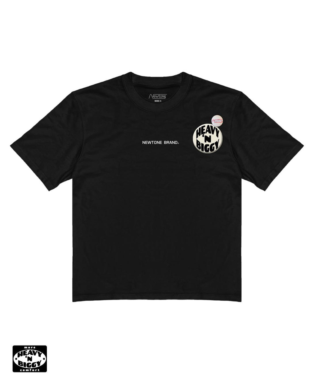 Tee shirt heavy'n biggy shelter night "LINE" - Newtone