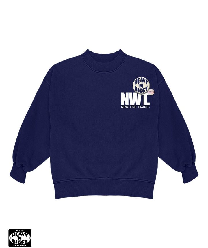 Sweatshirt heavy'n biggy glover navy "BRAND" - Newtone