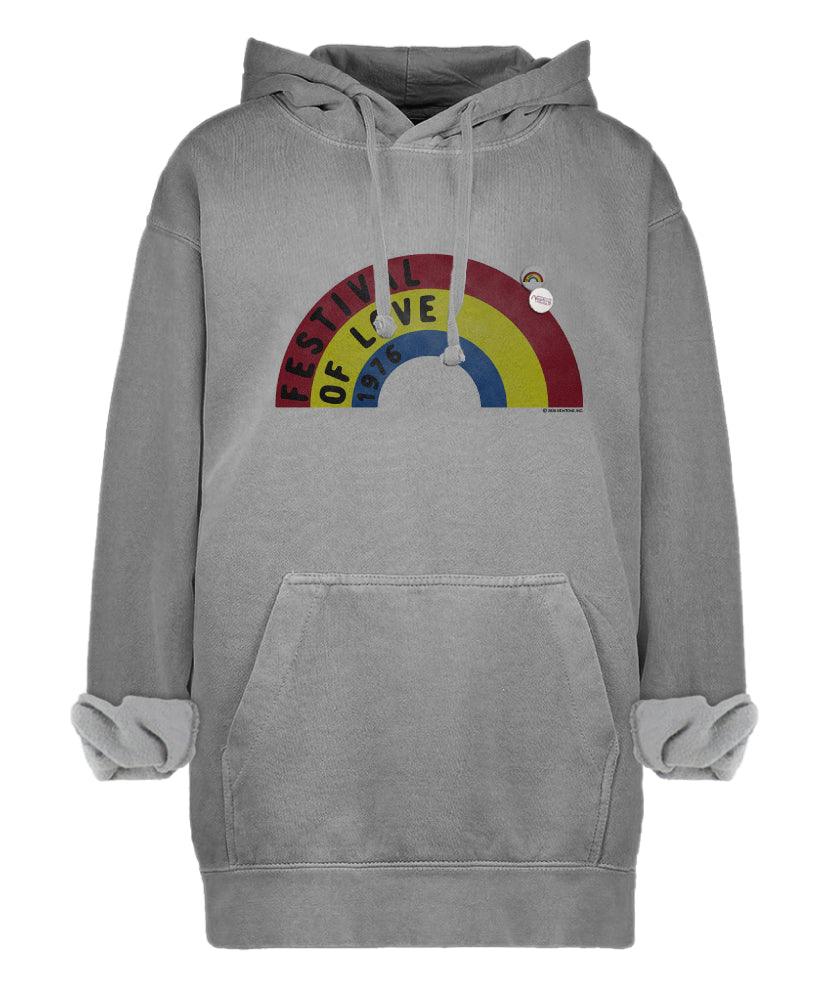 Hoodie jagger grey "LOVE" - Newtone