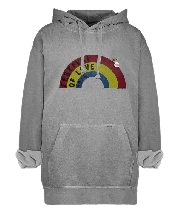 Hoodie jagger grey "LOVE" - Newtone