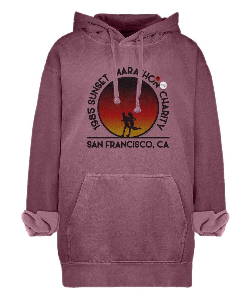 Hoodie jagger brick "SF MARATHON" - Newtone