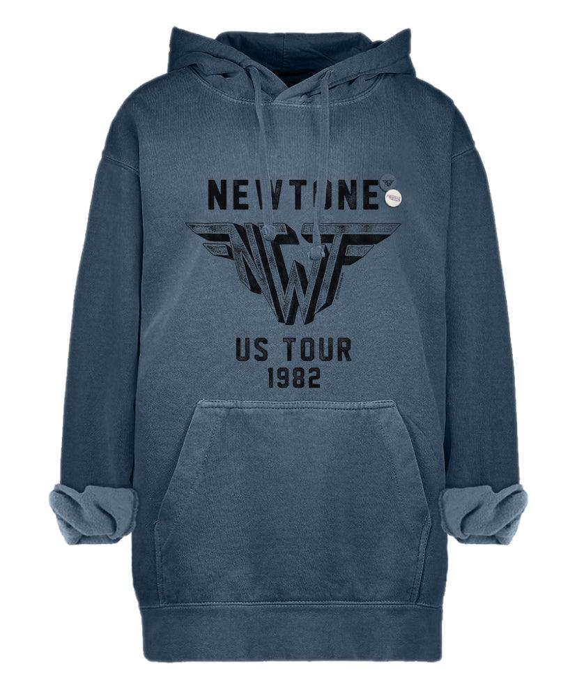 Hoodie jagger denim "WINGS" - Newtone