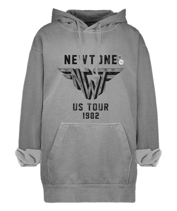 Hoodie jagger grey "WINGS" - Newtone