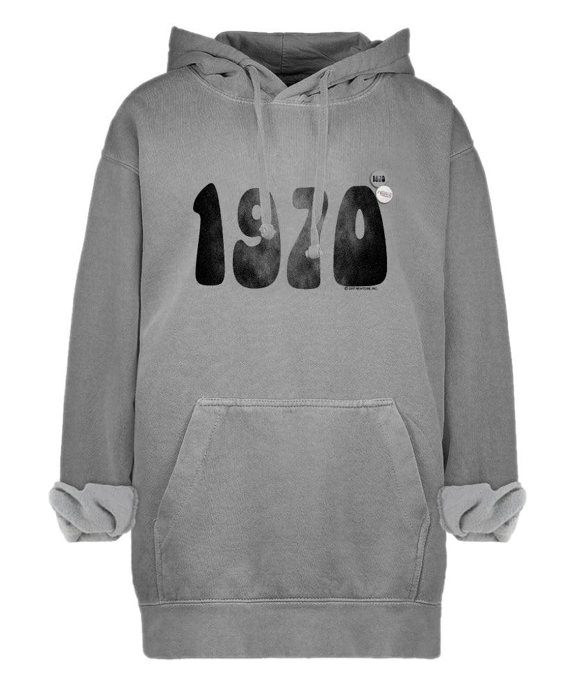 Hoodie jagger grey "1970" - Newtone
