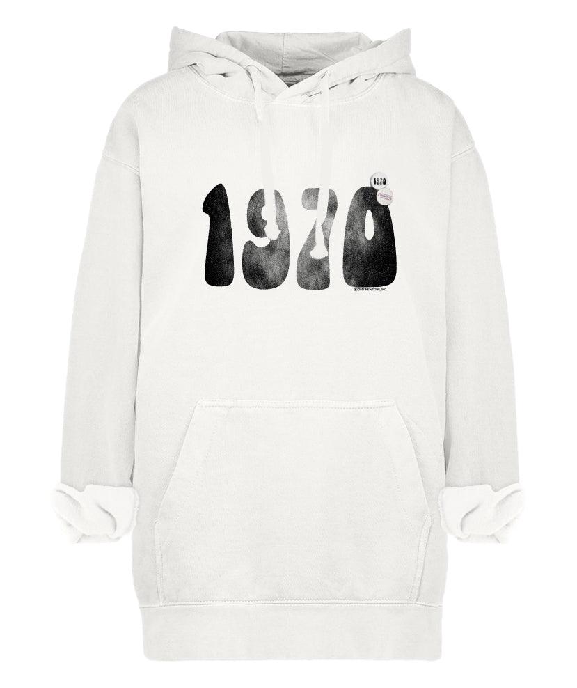 Hoodie jagger off white "1970" - Newtone